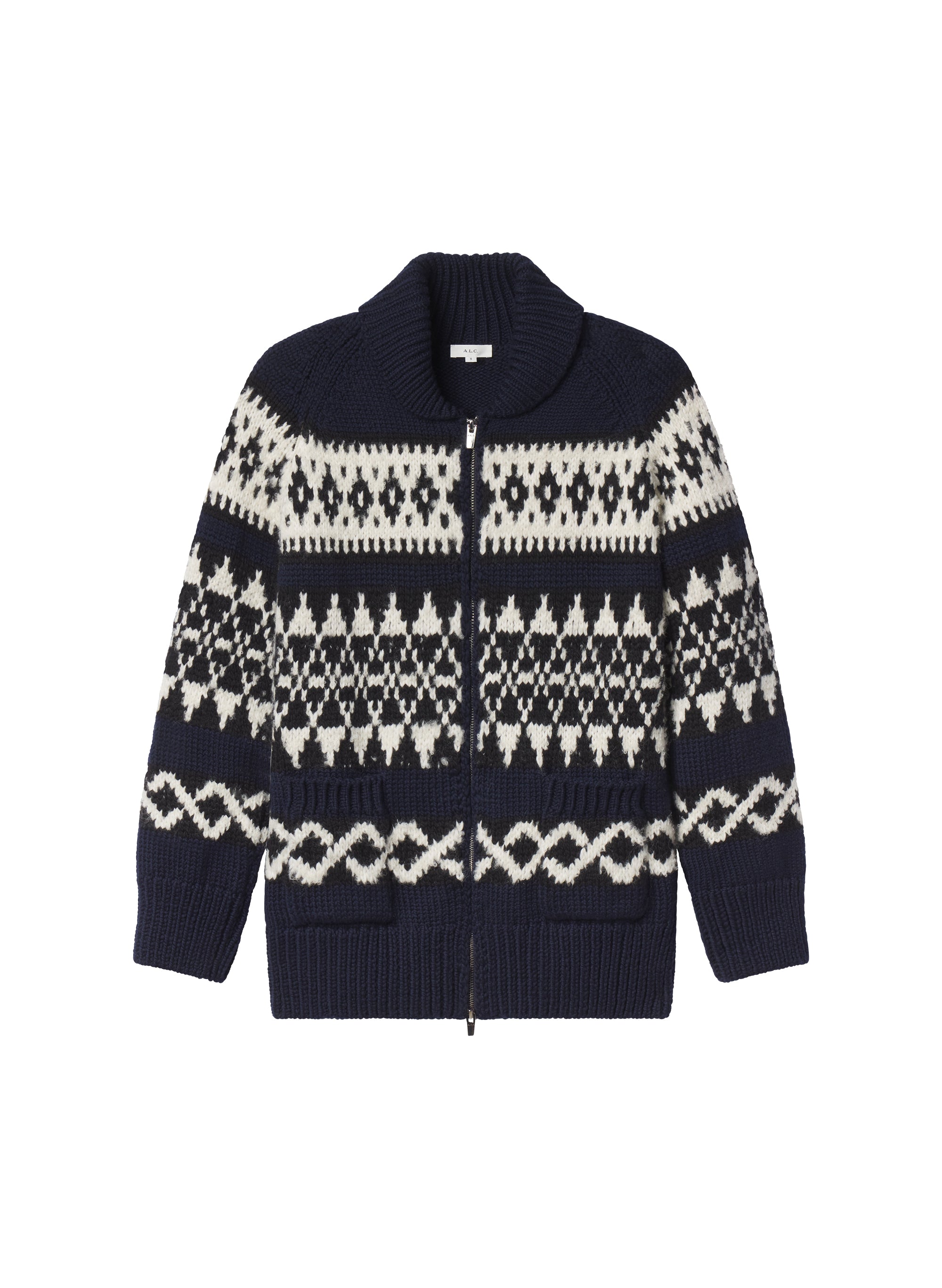 Joanna Merino Fairisle Cardigan