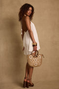 Lucita White Halter Mini Dress