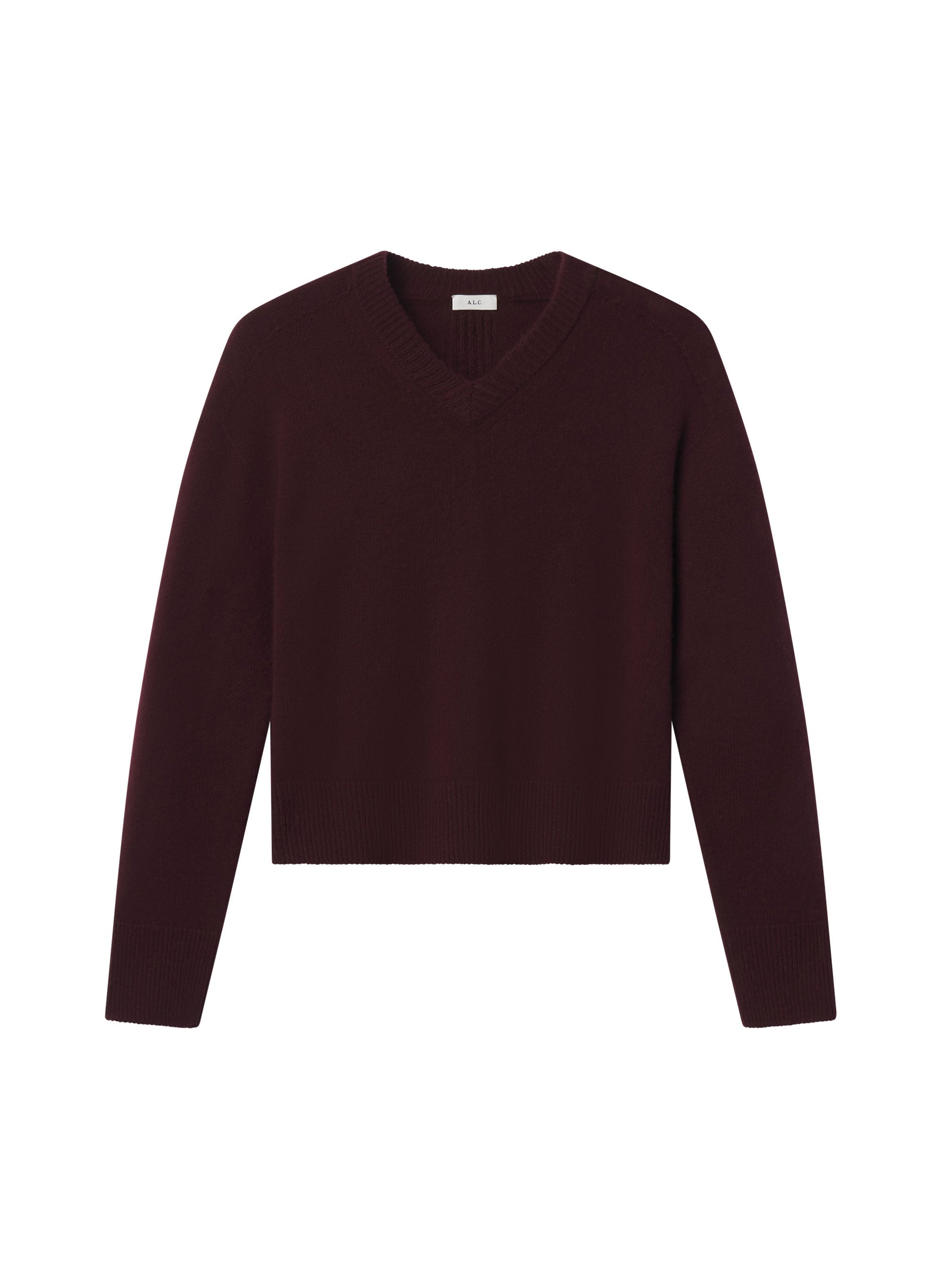 Calven Cashmere V Neck Sweater